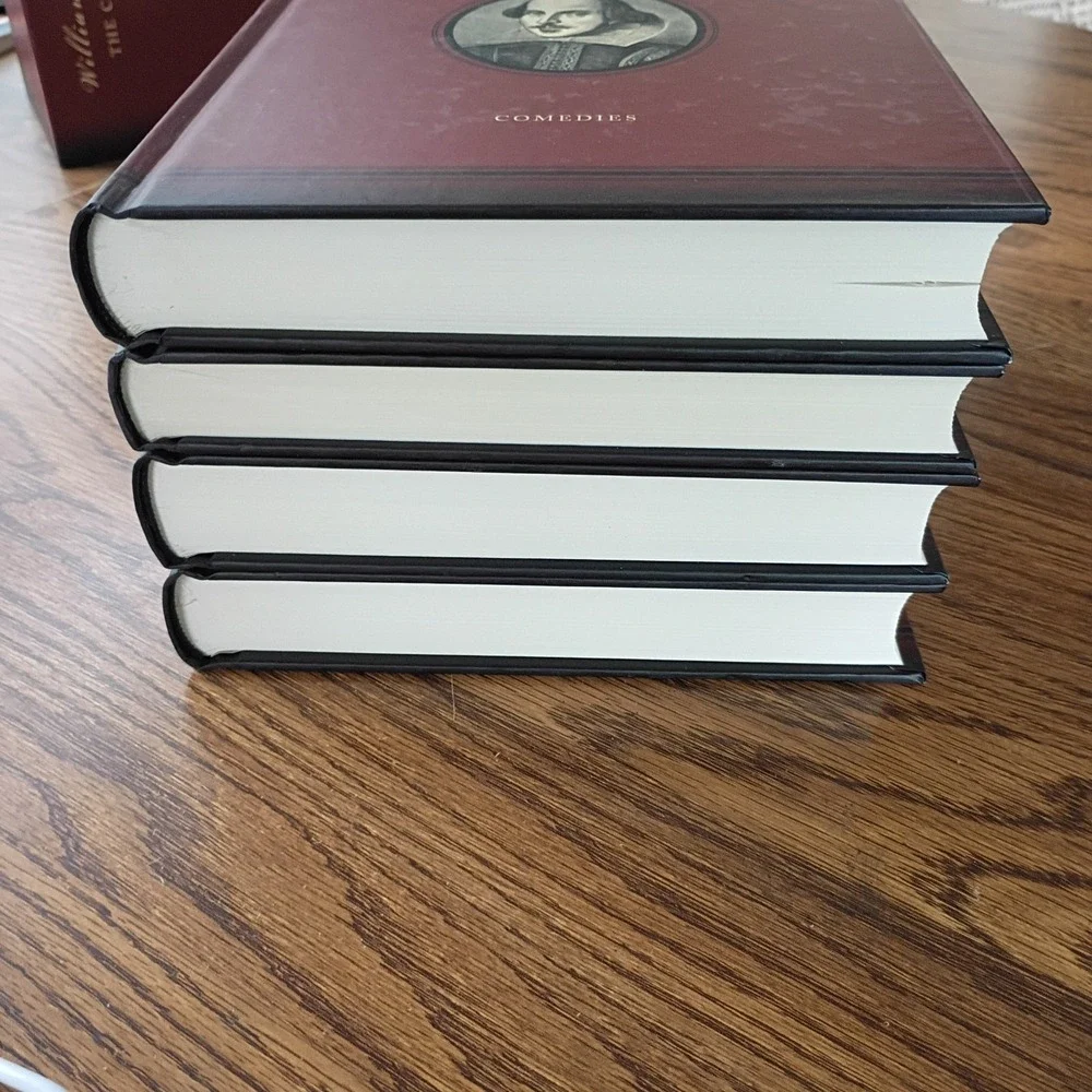 William Shakespeare The Complete Works, Tess Press 4 Vol Box Set 2006- Very Good
